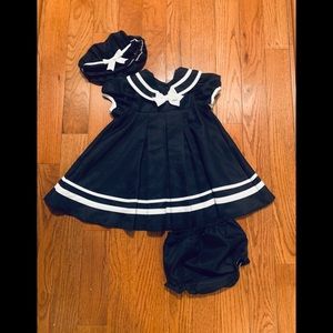 Rare Edition sailor 3-piece dress set